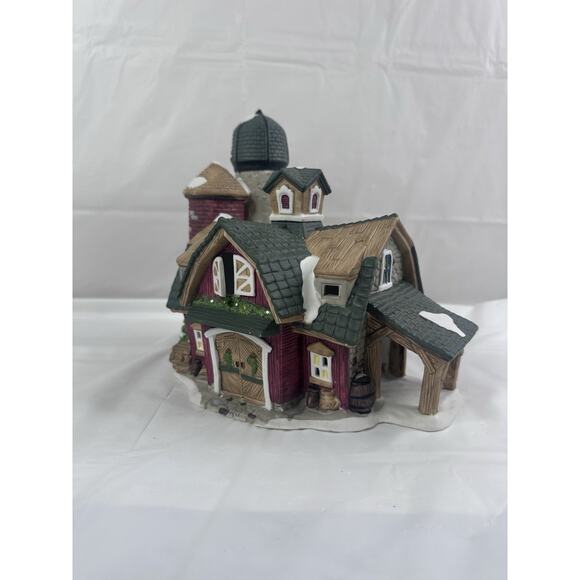 Carole Towne Collection 2000 The Olde Barn Farm Country Christmas Village - Picture 5 of 6
